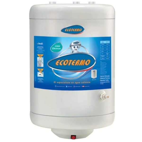 Termotanque eléctrico ECOTERMO, 53 litros, doble conexión. - Mod. TECO10D053