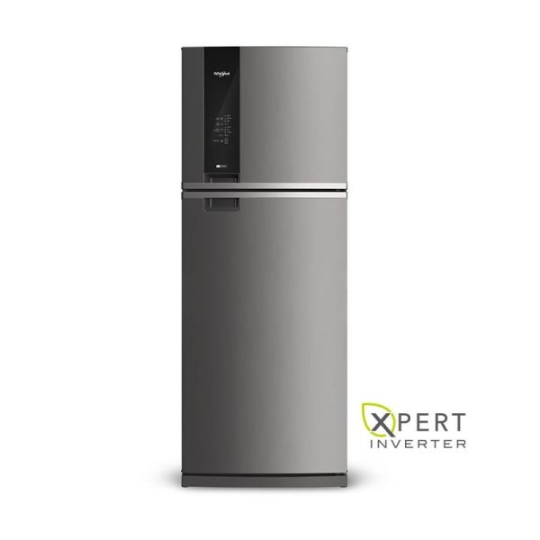 Heladera no frost WHIRLPOOL, inverter, 500 litros, acero inoxidable. - Mod. WRM57BKDIM