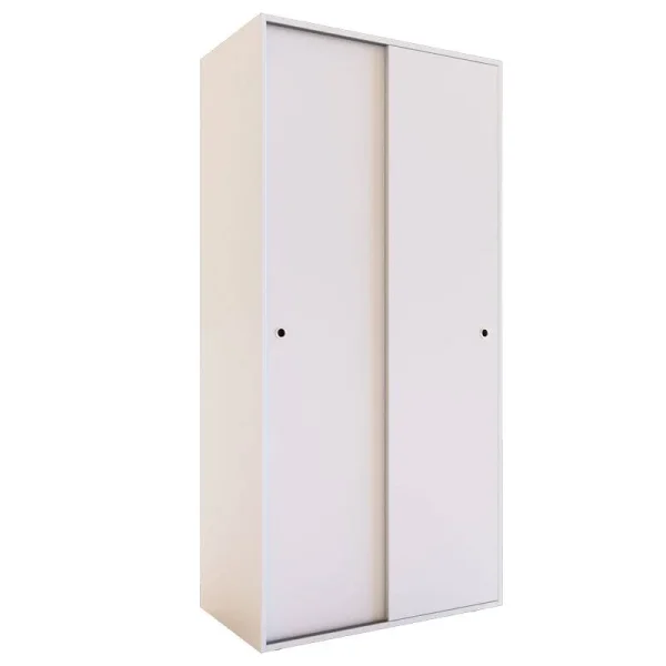 Placard DELOS, 2 puertas, 1 cajón, blanco. - Mod. DEC01BR