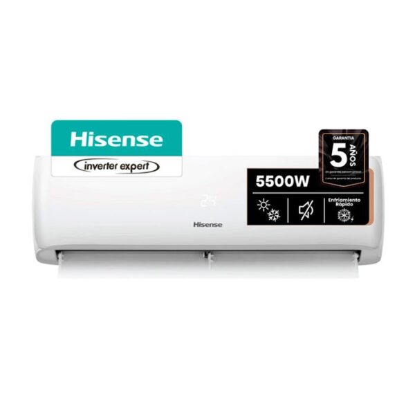 Aire acondicionado split HISENSE, inverter, frio/calor, 5500w.
