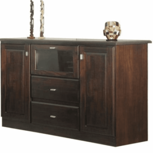 Bahiut MOBILIA 1,55mts color ambar pino macizo. - Mod. RECTO