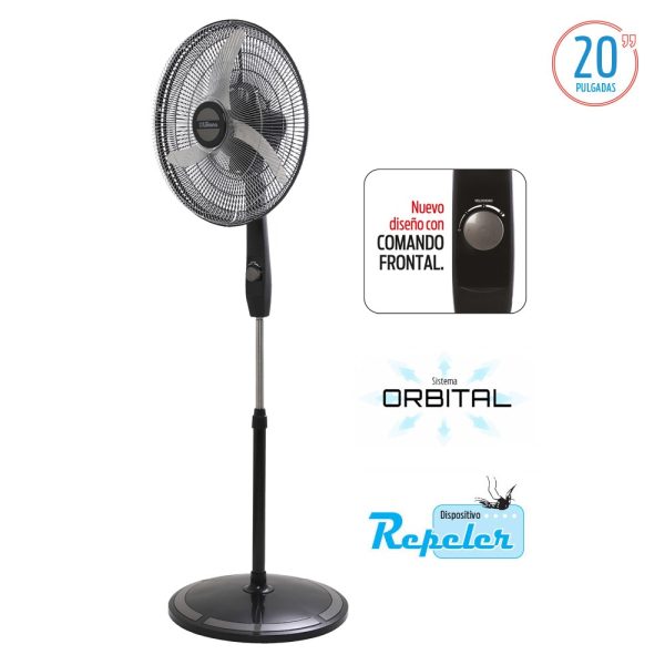 Ventilador de pie LILIANA, 20", turbo. - Mod. VPC20B