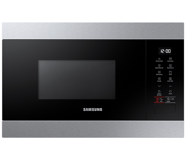 Microondas SAMSUNG, con grill, 22 litros, 1100wats, acero inoxidable. - Mod.  MG22M8074
