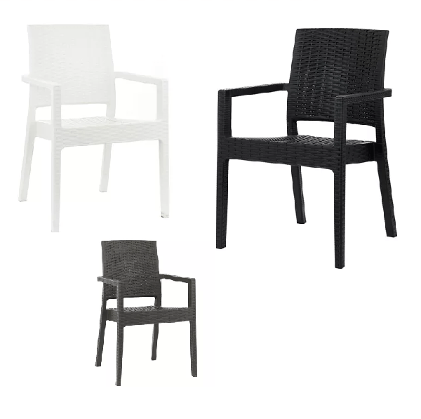 Sillón GARDEN LIFE, modelo milano, rattan, varios colores. - Mod.  F8350