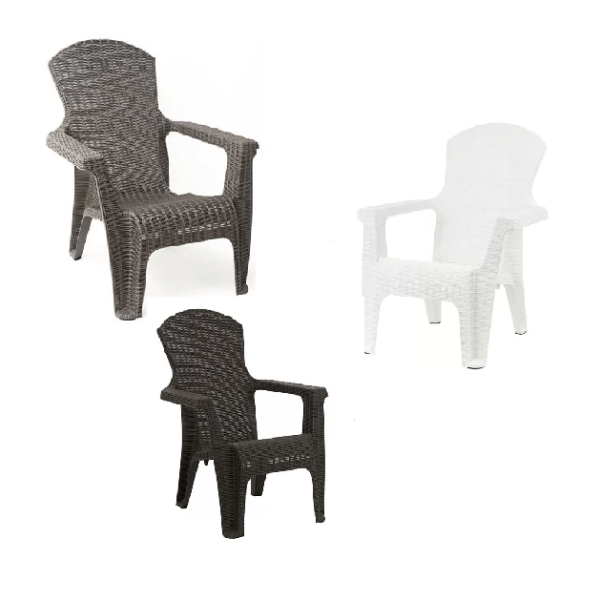 Sillón de jardín GARDEN LIFE, modelo roma, rattan, varios colores. - Mod. F7853