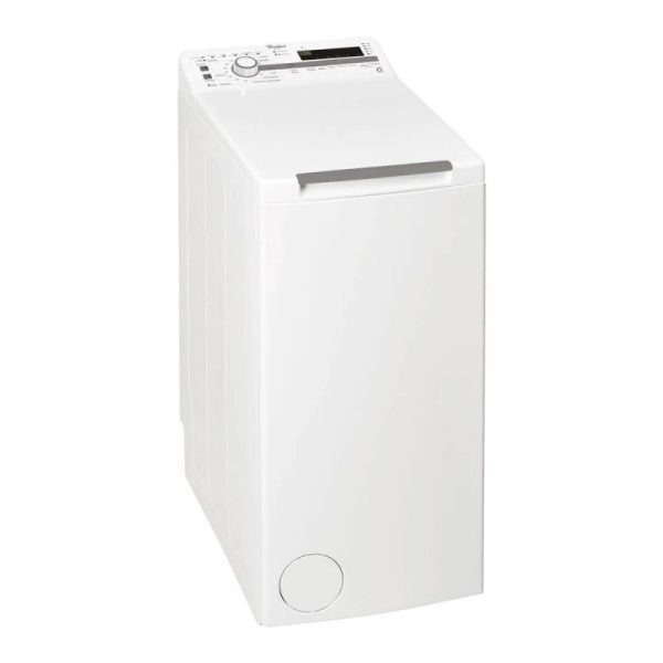 Lavarropas automático WHIRLPOOL, 6 kg, 1200 rpm, carga superior, blanco. - Mod.  WCS60ZB