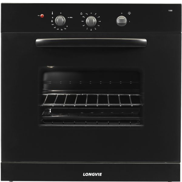 Horno a gas LONGVIE, 60cm, multigas, color grafito. - Mod. H1500G