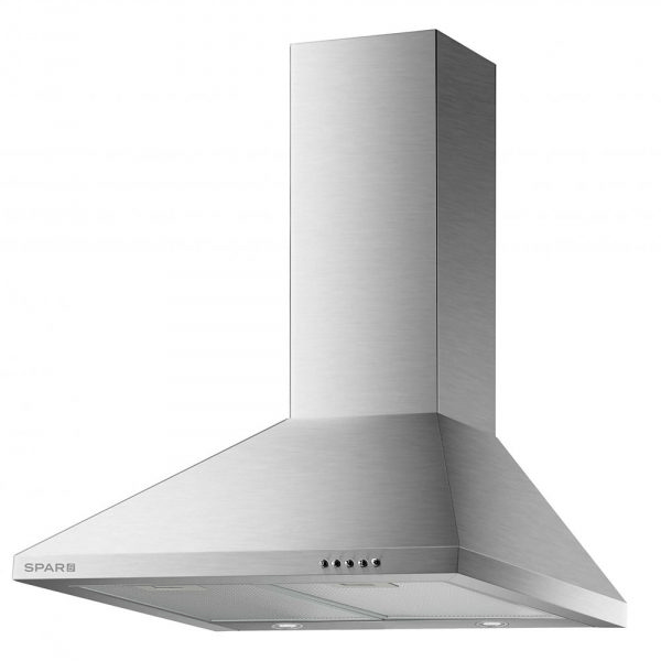 Campana SPAR, 60 cm, acero inoxidable, led. - Mod. QUADRA - 1860-000
