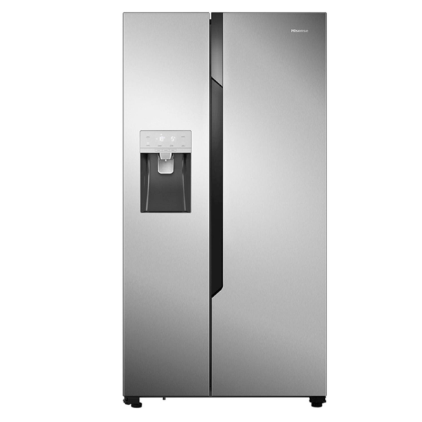 Heladera no frost HISENSE, 535lts, side by side, inox. - Mod. RC-70WS