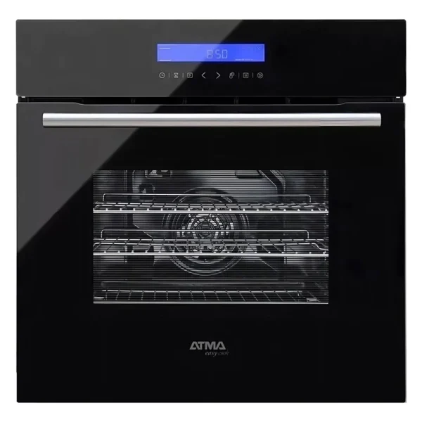 Horno eléctrico ATMA, de empotrar, 65 litros, negro, touch. - Mod. CHE3060D