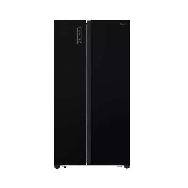 Heladera no frost HISENSE, side by side, 518 litros, negra. - Mod. RC-67Wsg