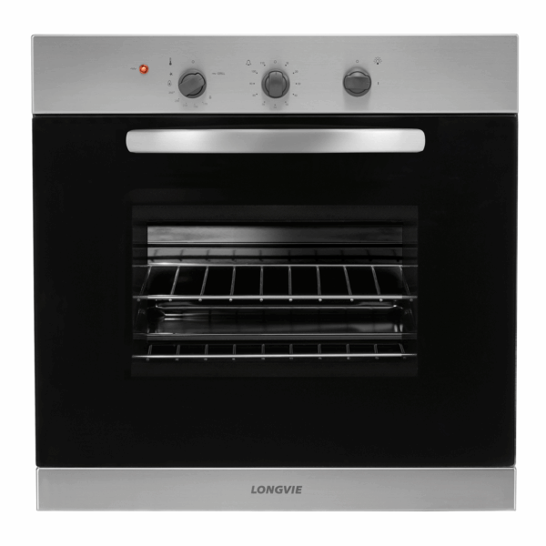 Horno de gas LONGVIE, 60 cm, acero inoxidable. – Mod. H1500XF