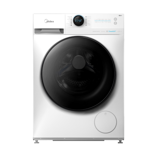 Lavarropas automático MIDEA, carga frontal, 8kg 1400rpm, inverter con wifi. - Mod.MF200W80WB/W-A1