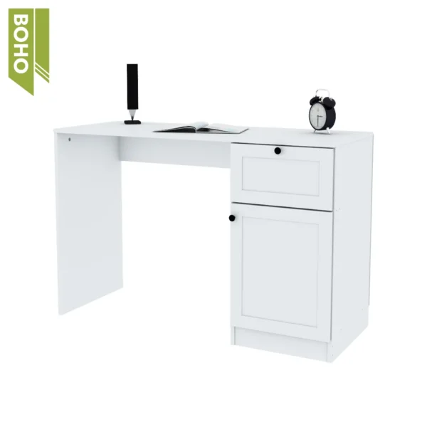 Escritorio CENTRO ESTANT, blanco. - Mod. BERNA BH109BL