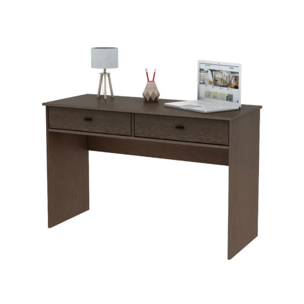 Escritorio CENTRO ESTANT, 2 cajones, 125 cm, wengue. - Mod. SC1250W