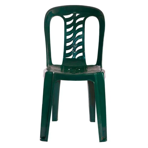 Silla de jardín GARDEN LIFE, pvc, verde. - Mod. BISTRO NEGRA F850001