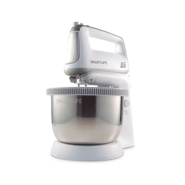 Batidora de mesa SMARTLIFE, 2 en 1, bowl acero. - Mod. SL-HM5035IX
