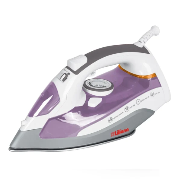 Plancha LILIANA, a vapor, base acero inoxidable. - Mod. RPV502