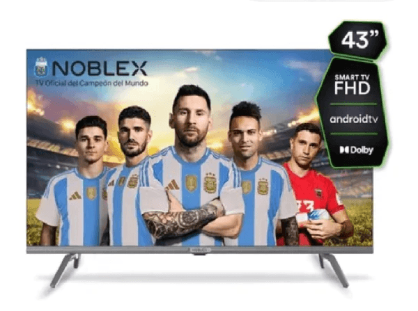 Smart TV NOBLEX, 43", con android. - Mod. DR43X7180