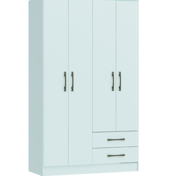 Placard DELOS, 4 puertas, blanco . - Mod. TOQUIO 4400ABL