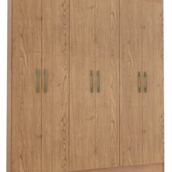 Placard DELOS, 6 puertos, color Macadamia. - Mod.  VENEZA  9600EMAC