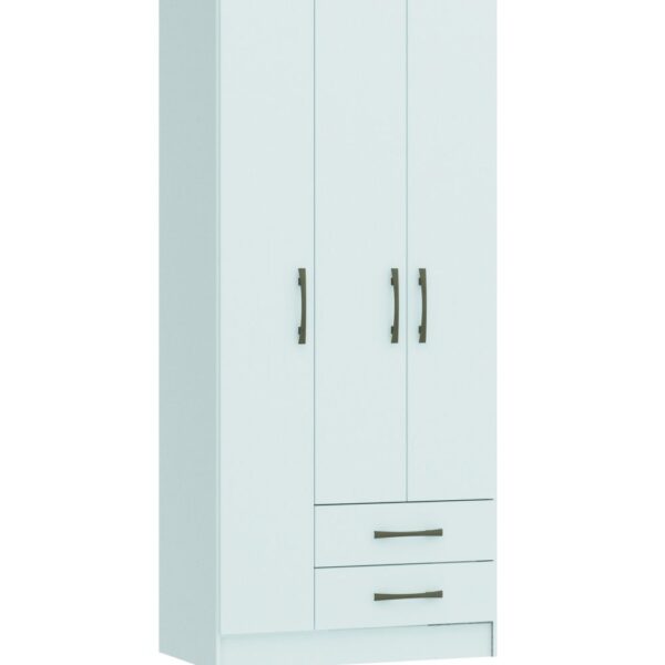 Placard DELOS, 3 puertas, blanco. - Mod. MOSCU 4300ABL