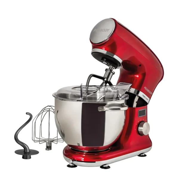 Batidora de mesa PEABODY, 1200w, roja. - Mod.  PE-BM120R