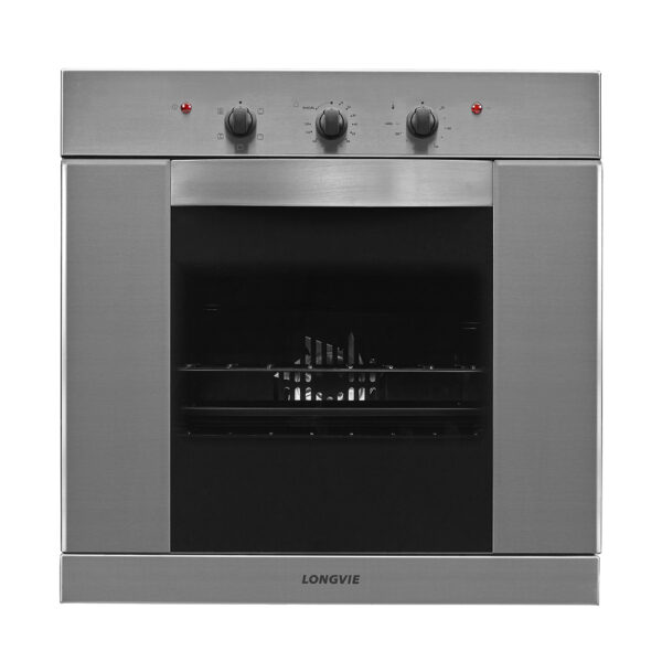 Horno eléctrico LONGVIE, 60cm, acero. - Mod. HE1900XF