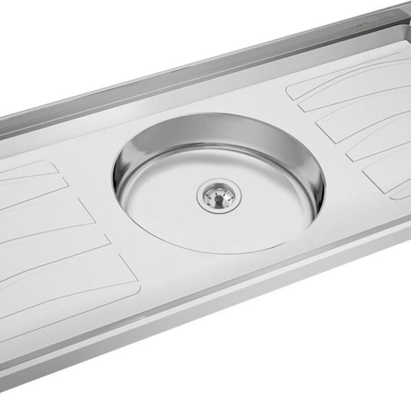 Mesada DELOS, acero inoxidable, 120cm. - Mod. 10.14.52262