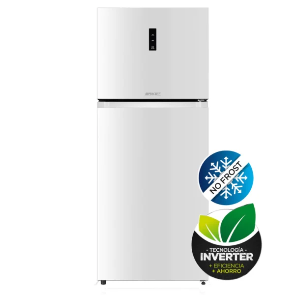 Heladera no frost BRIKET 420lts inverter blanca. - Mod.  KD-420FWE