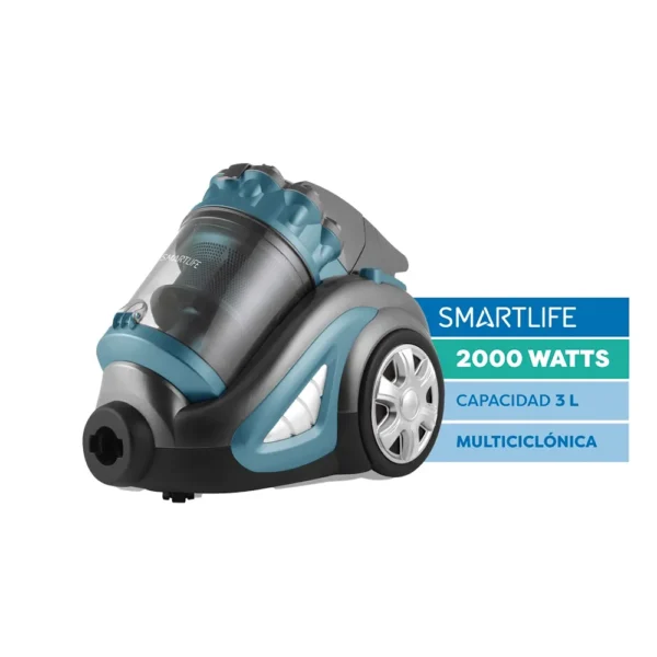 Aspiradora trineo SMARTLIFE 2000w sin bolda 3 litros. - Mod. SL-VC20BLB