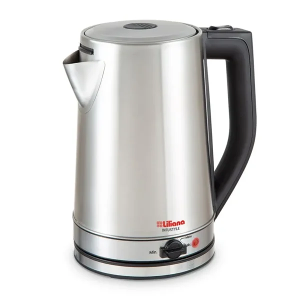 Pava eléctrica LILIANA 1,7lts acero inoxidable.- Mod. AP200