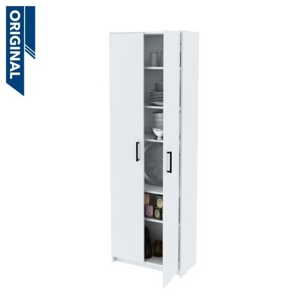 Despensero CENTRO ESTANT 2 puertas 1,80 Mts alto blanco. - Mod. DIS4BL