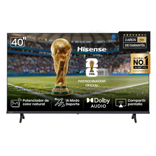 Smart TV HISENSE 40" FullHD A4 sistema Vidaa. - Mod. 40A42K