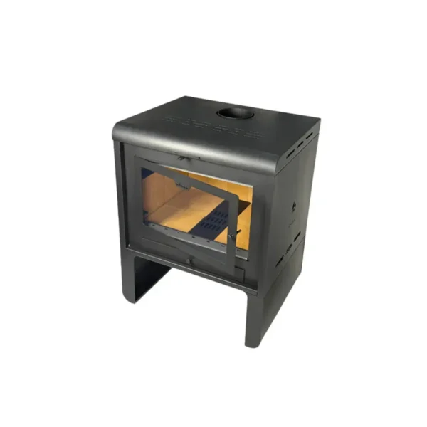 Calefactor a leña TROMEN 24000kcal ambiente 180m2 salida 6". - Mod. PEHUEN - P-24000