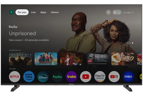 Smart TV PHILCO 55" con Google TV. - Mod. PLD55US25GH