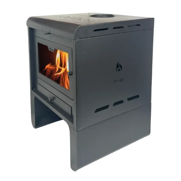 Calefactor a leña TROMEN 18000kcal ambiente 160mt2. - Mod. PEHUEN - P-18000