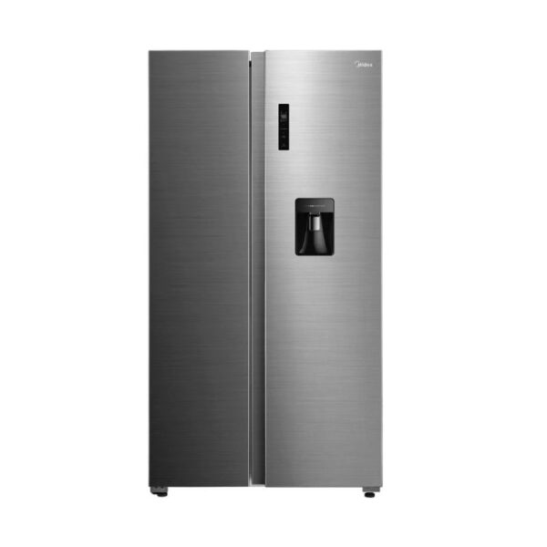 Heladera no frost MIDEA 510lts side by side acero inoxidable. -Mod. MDRS710FGE46ADW
