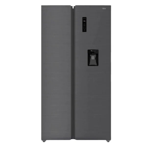 Heladera no frost BGH side by side 550 litros inox inverter. - Mod. BRS540I1A