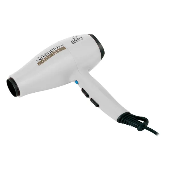 Secador de pelo GAMA 2200w blanco. - Mod. VIAVENETO WHITE ION