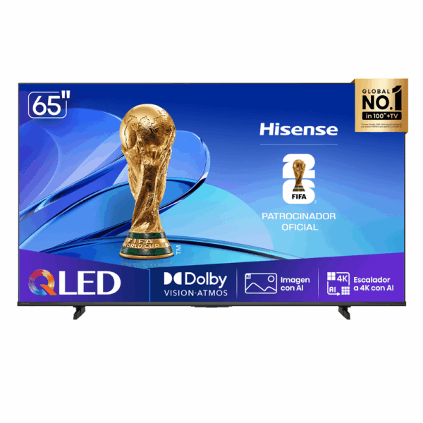 Smart TV HISENSE 65" 4k QLED. - Mod. 65Q6QV