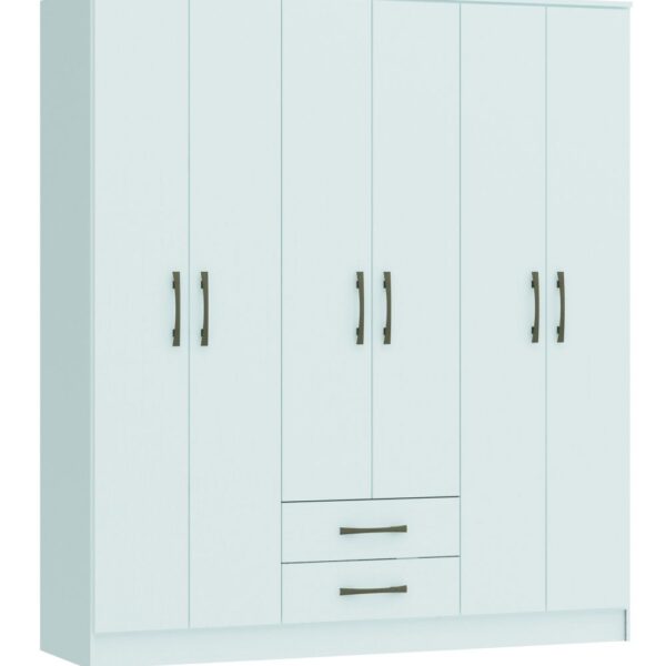 Placard DELOS 6 puertas blanco. - Mod. PEQUIM 4600ABL