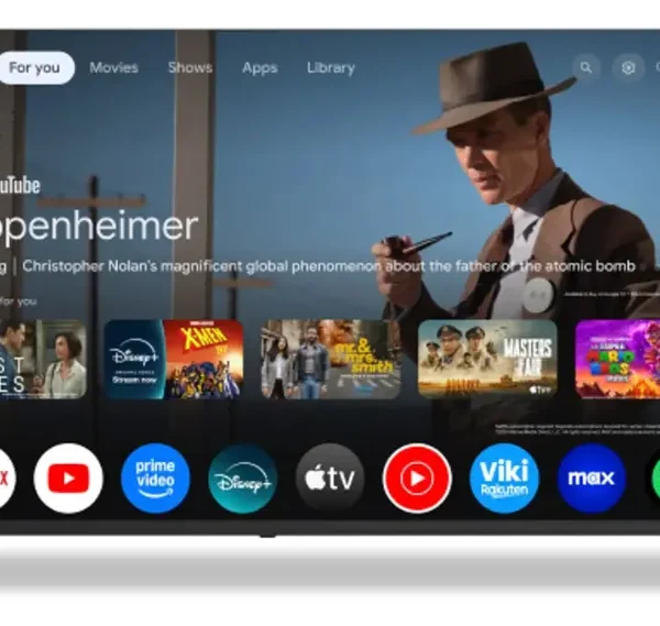 Smart TV BGH 60" con google tv QLED UltraHD . - Mod. B6026US6G