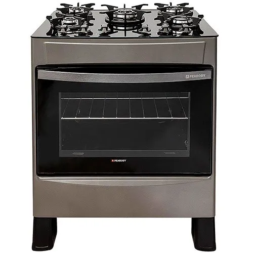 Cocina industrial PEABODY 73cm 5 hornallas color gris. - Mod. GOURMET 730