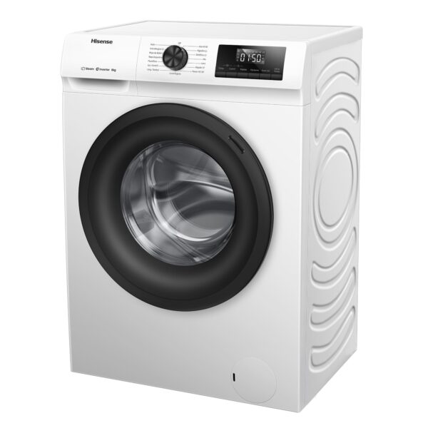 Lavarropas automático HISENSE carga frontal 8kg 1400rpm. - Mod.  WF1I8041BW