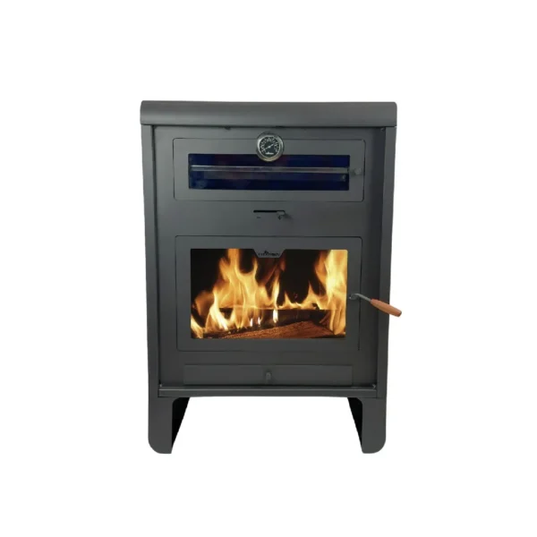 Calefactor a leña TROMEN 18000kcal con horno. - Mod. P-18000
