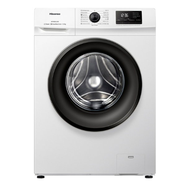 Lavarropas automático HISENSE carga frontal 6,5kg inverter blanco. - Mod. WFG16541BW