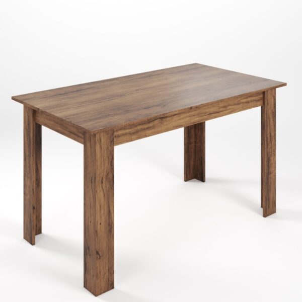 Mesa DELOS madera color imbuia 1,30 Mts. - Mod. VIOLETA 6190-79188