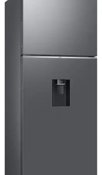 Heladera no frost SAMSUNG 460 litros con dispenser inverter dark inox. - Mod. RT47CG722S9